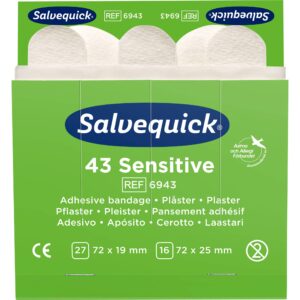 Salvequick 6943 navulling pleisters PP 6-pack Sensitive