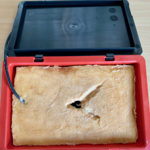 Wond opstoppen (rubber / schuim)