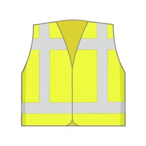Onbedrukt veiligheidshes / vest - Optimale Zichtbaarheid bij Calamiteiten