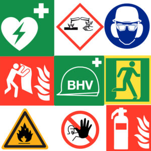 Pictogrammen bord diverse soorten