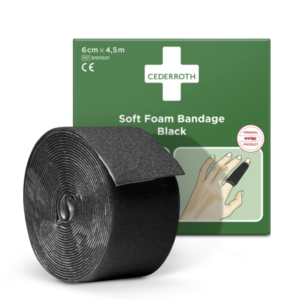 Cederroth Soft Foam Bandage 6cm x 4,5m zwart